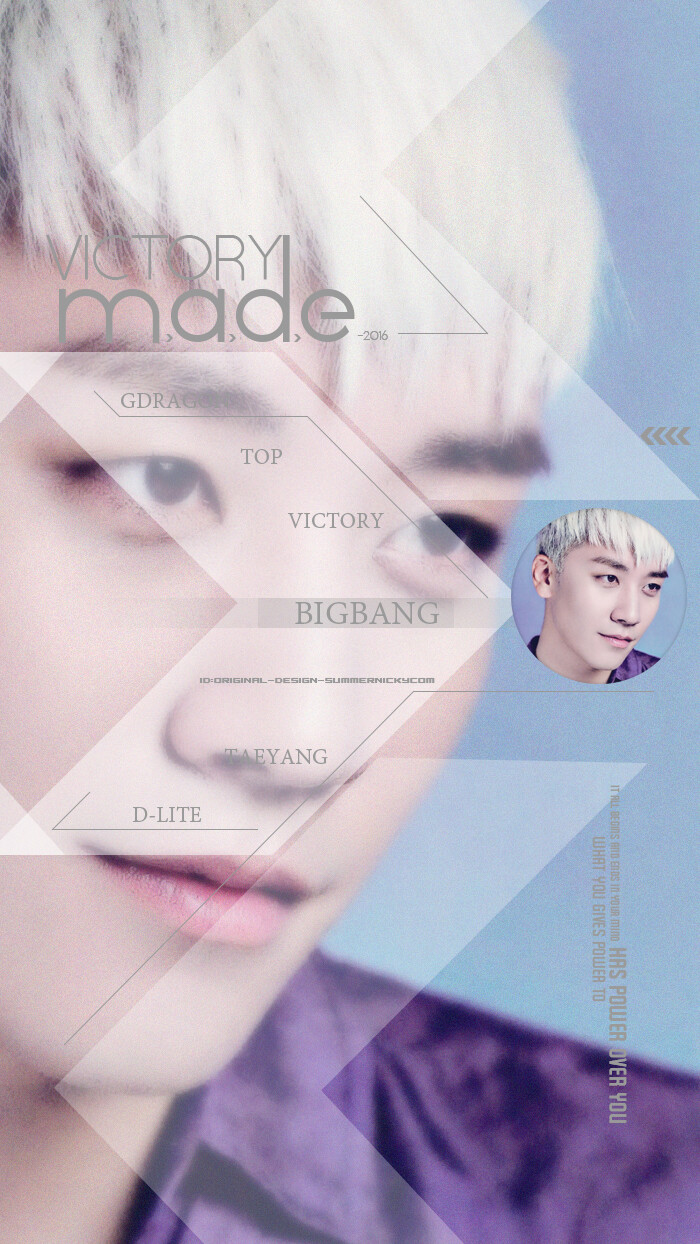 VICTORY李胜贤#bigbang#原创高清手机壁纸#微博:ORIGINAL-DESIGN-SUMMERNICKYCOM#iPhone#安卓#锁屏#桌面#黑白壁纸