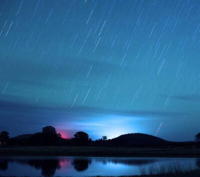 唯美流星雨手机滚屏壁纸