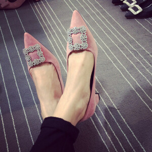 好穿又好看的粗跟鞋