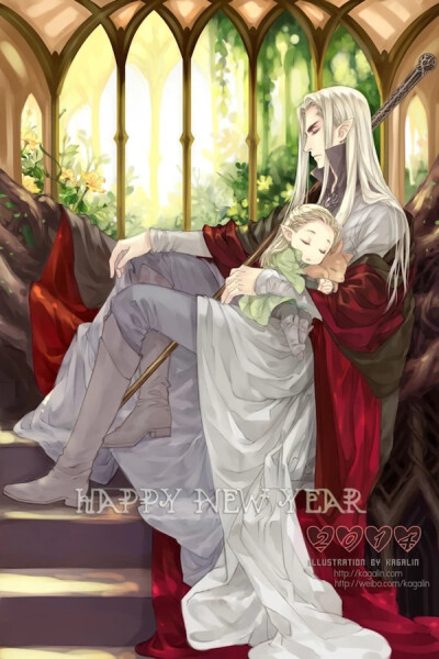 Thranduil and Legolas