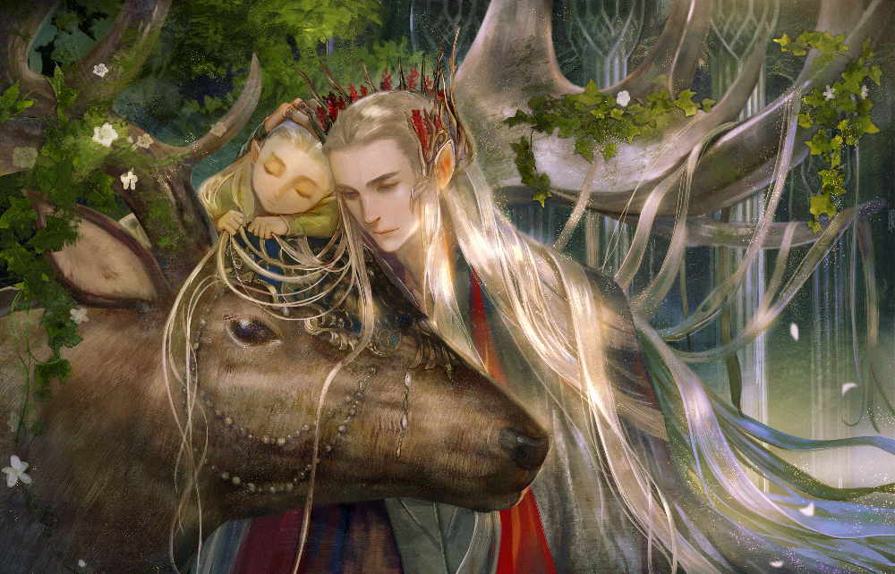 Thranduil and Legolas