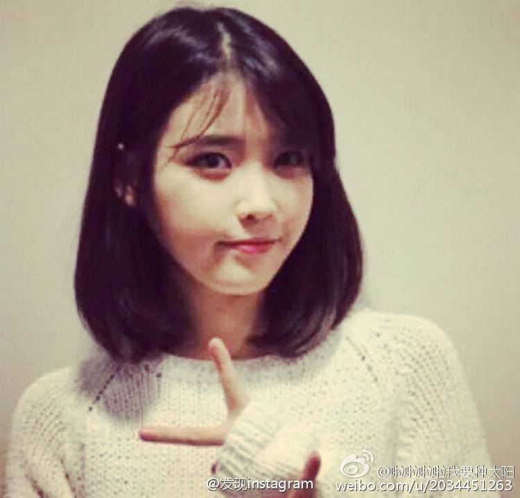 iu 短发