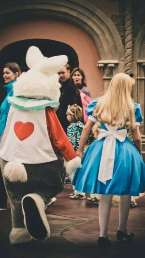 爱丽丝梦游仙境 迪士尼 兔子 复古回忆唯美壁纸 ——by antique2013106