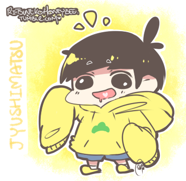 ritsunekohoneybee 阿松 十四松 小天使 大写的可爱