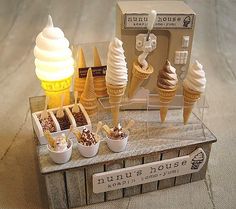 Mini Ice Cream Shop of Nunu's House.