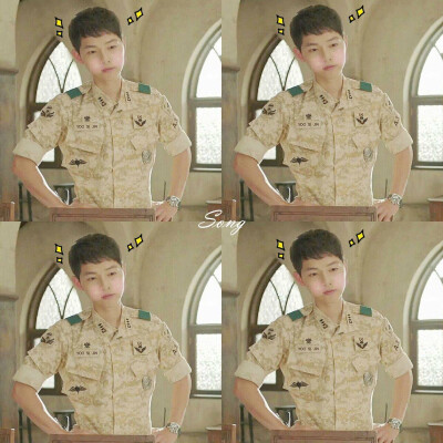 #太阳的后裔# #태양의후예# #双宋CP# #宋仲基# #宋慧乔# Descendants of the sun ♡ cr：logo 大头！！