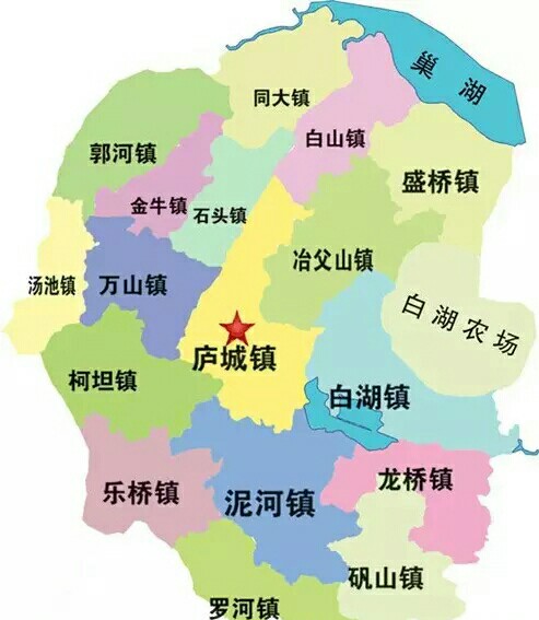 大庐江地图