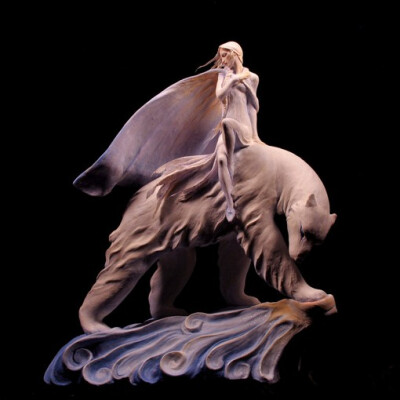 Forest Rogers的魔幻风格雕塑模型设计