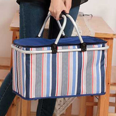  不防水型保温包，超大存储容量，可放下10个左右便当盒！