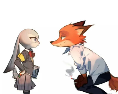 疯狂动物城zootopia JudyxNick 老师和叛逆学生2333