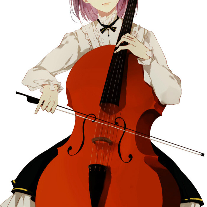 动漫插画提琴女头动漫头像1评论15更多