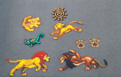 小舞家PBead拼豆图纸狮子王系列