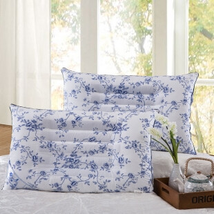 6D青花瓷保健枕 枕芯 枕头
