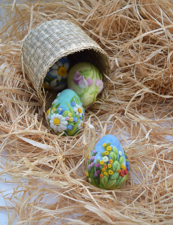 Easter Felted Eggs