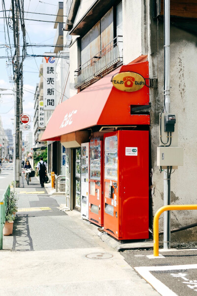 日系 夏天 街道 壁纸