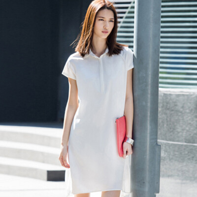  大码短袖连衣裙，清爽的感觉，让你爱上它！很唯美的颜色哦！