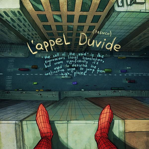 L’appel Duvide（法语）从高处跳下的冲动