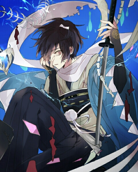 刀剑乱舞大和守安定转自p站作者id1039344