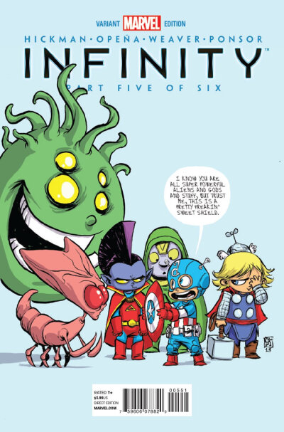 Marvel variant covers by Skottie Young