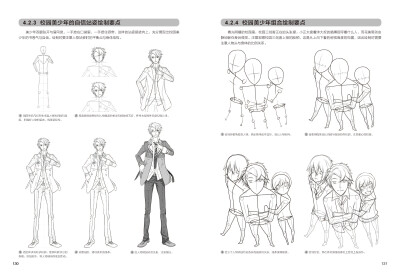 全面解析美少年绘制的秘密，五官发型、头身结构、服饰配件、动作表情、构图上色，一本统统搞定！超过1000个美少年图例可供读者临摹参考和创作素材之用！#漫画素描##美少年##零基础#