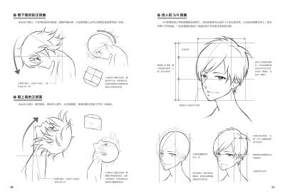 全面解析美少年绘制的秘密，五官发型、头身结构、服饰配件、动作表情、构图上色，一本统统搞定！超过1000个美少年图例可供读者临摹参考和创作素材之用！#漫画素描##美少年##零基础#