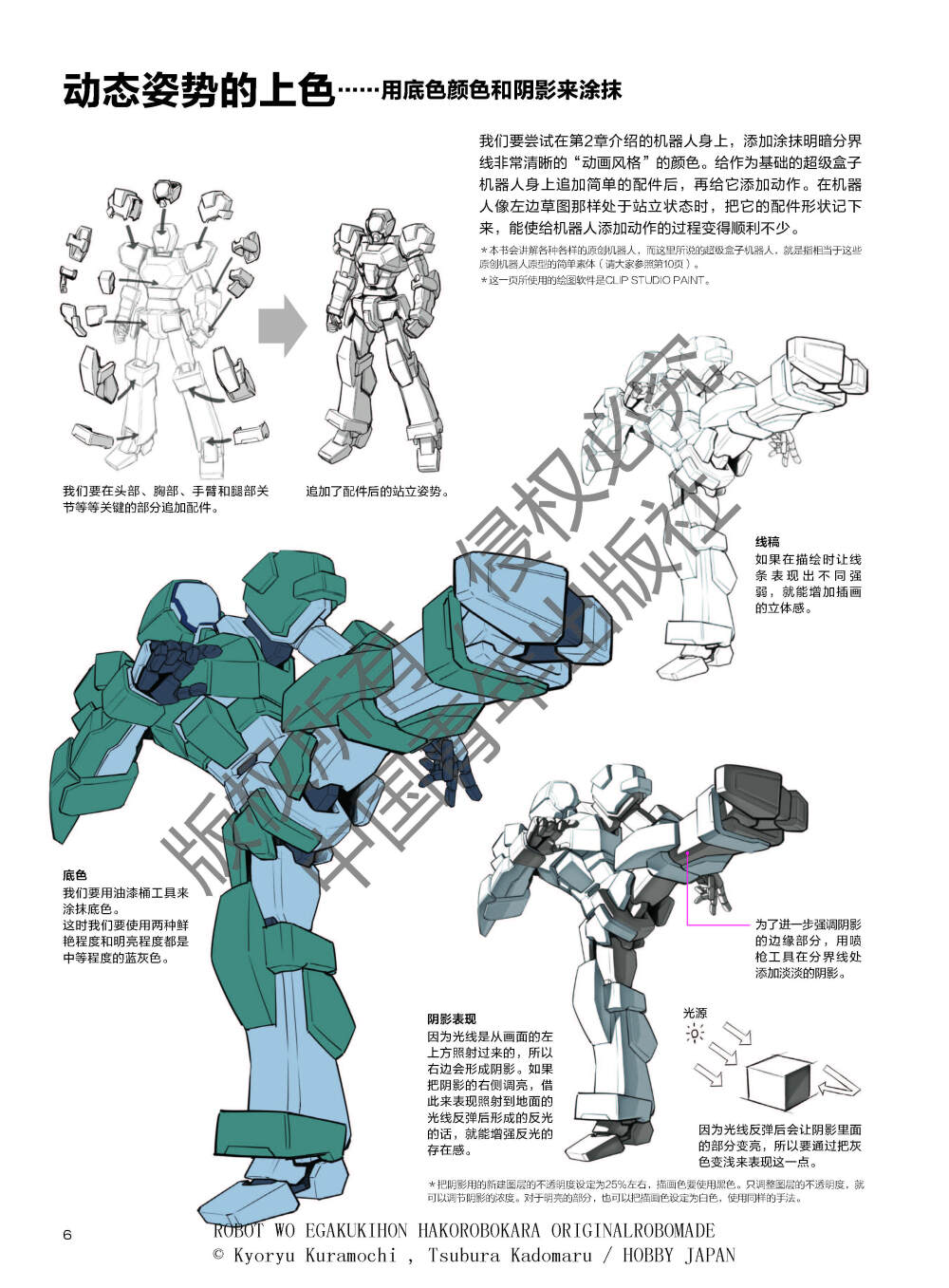 通过盒子机器人来描绘原创机器人，Hobby JAPAN授权超级机甲绘制技法全解析！