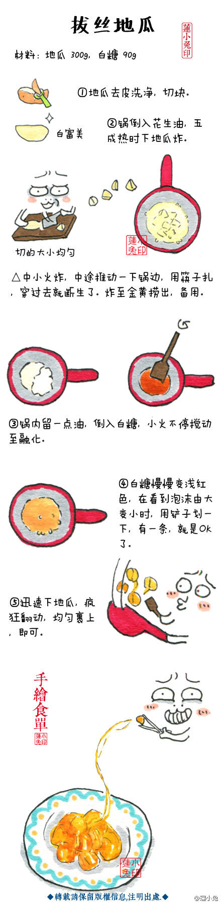 拔丝地瓜-蓮小兔