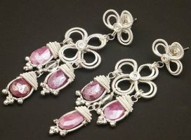 Bridesmaid Earrings by WiredElements