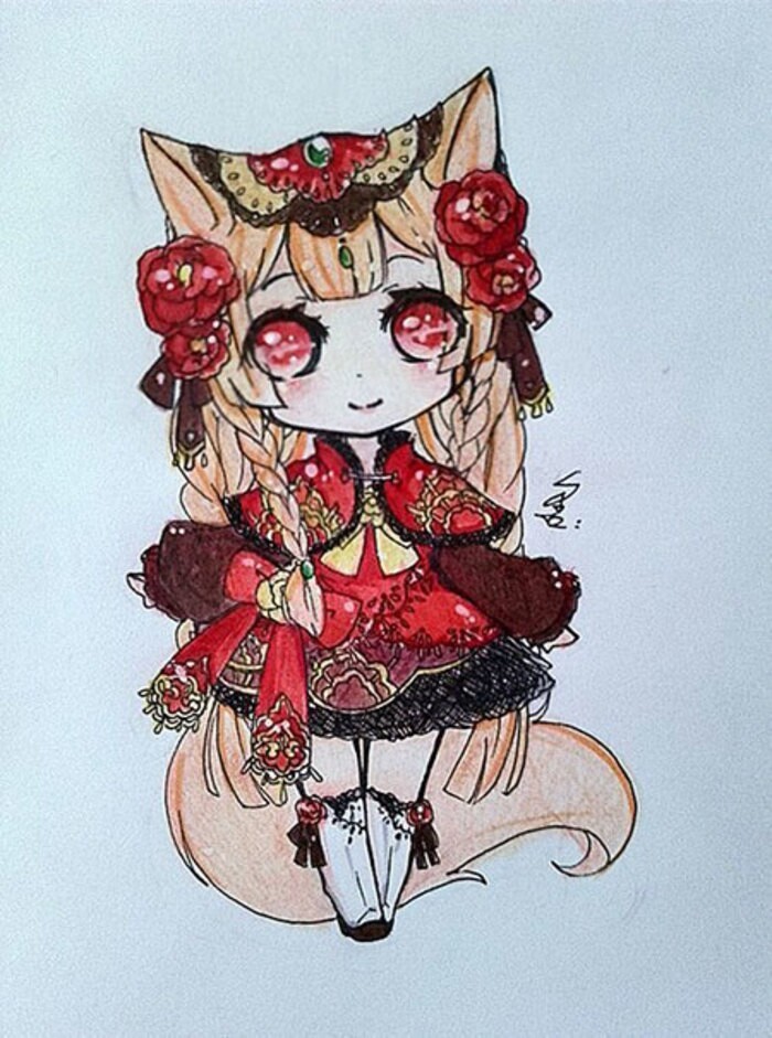 奇迹暖暖手绘s君