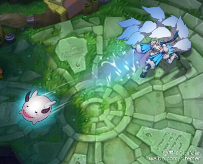 lol 英雄联盟 愚子CiteMer 雪原白狐阿狸 Ahri 技能预览 Q 欺诈宝珠 魄罗 玩家自制皮肤