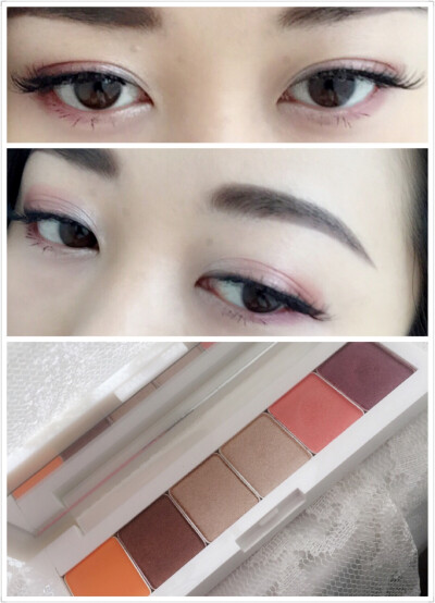 Shu uemura brave beauty orange palette 眼影盘。用了后边三个色。很细腻 很好混色，颜色也很鲜艳 不错，以后可以多买的他家的眼影