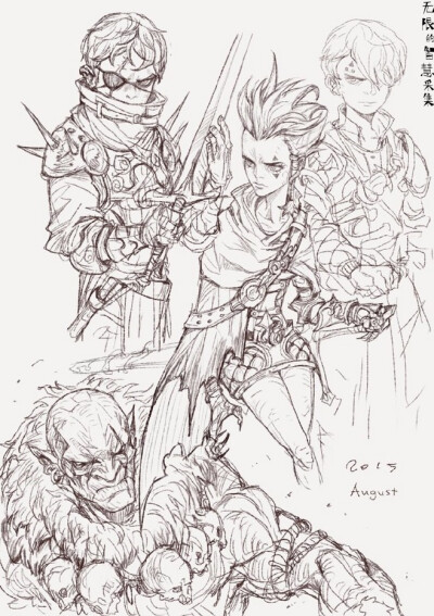 无限的智慧【线稿+】