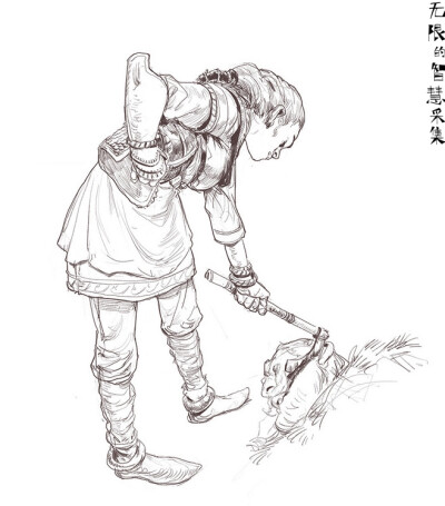 无限的智慧【线稿+】