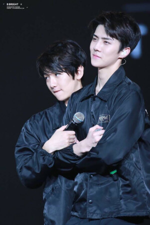 EXO SEHUN 吴世勋 BaekHyun 边伯贤 cr:logo