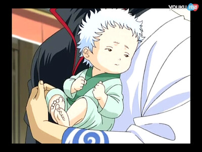 堪七郎宝宝～死鱼眼➕天然卷 像极银时的婴儿