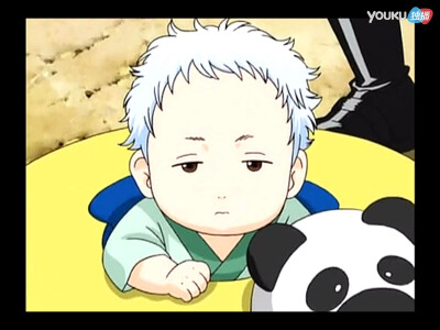 堪七郎宝宝～死鱼眼➕天然卷 像极银时的婴儿