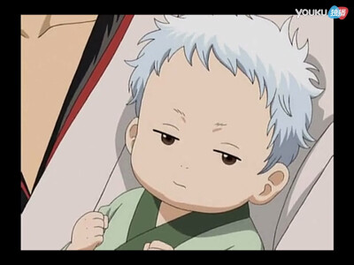 堪七郎宝宝～死鱼眼➕天然卷 像极银时的婴儿