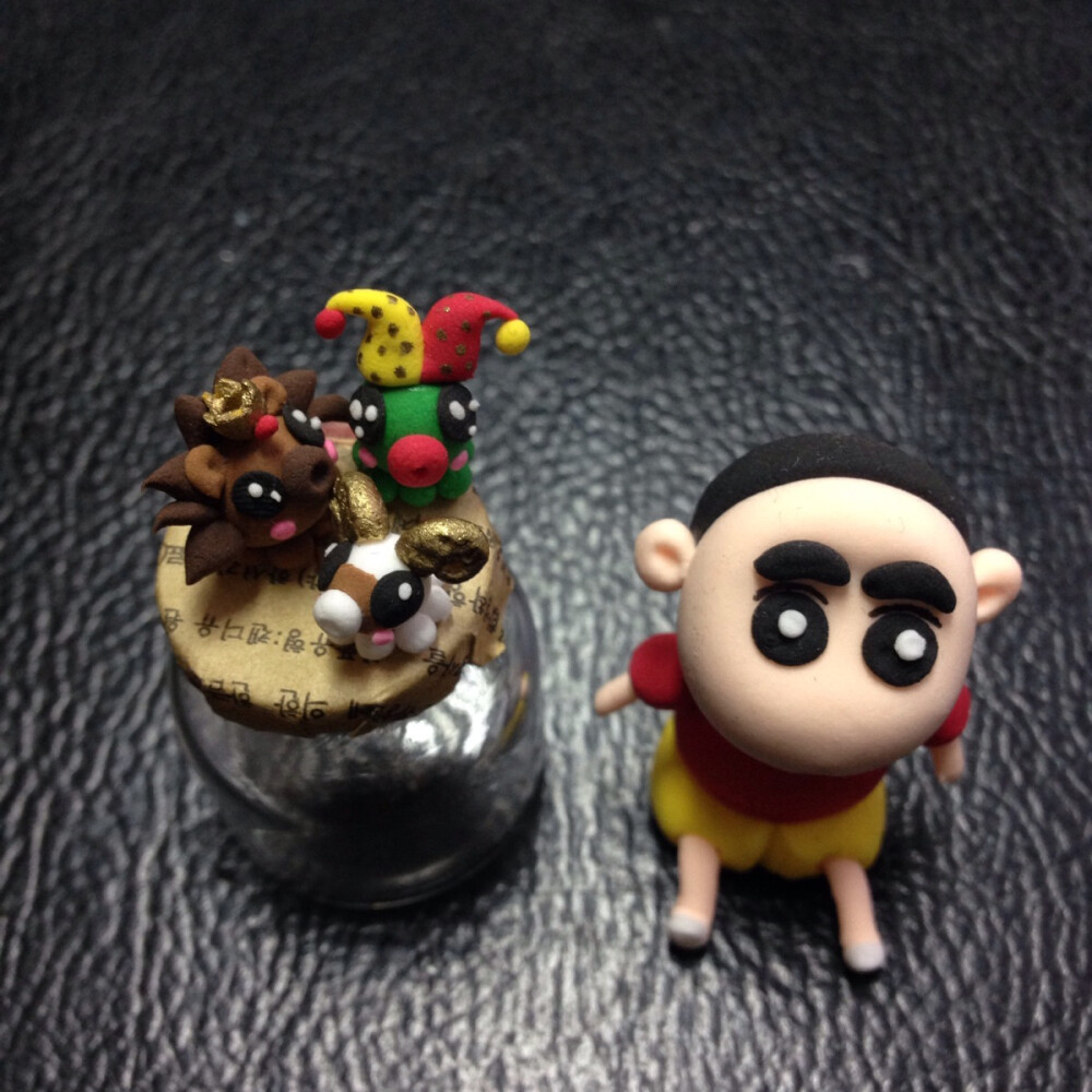 Jessica的DIY纸粘土作品---星座章鱼丸子