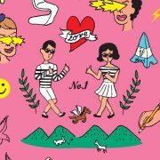 插画锁屏壁纸原图第一波，关注我分享更多壁纸。