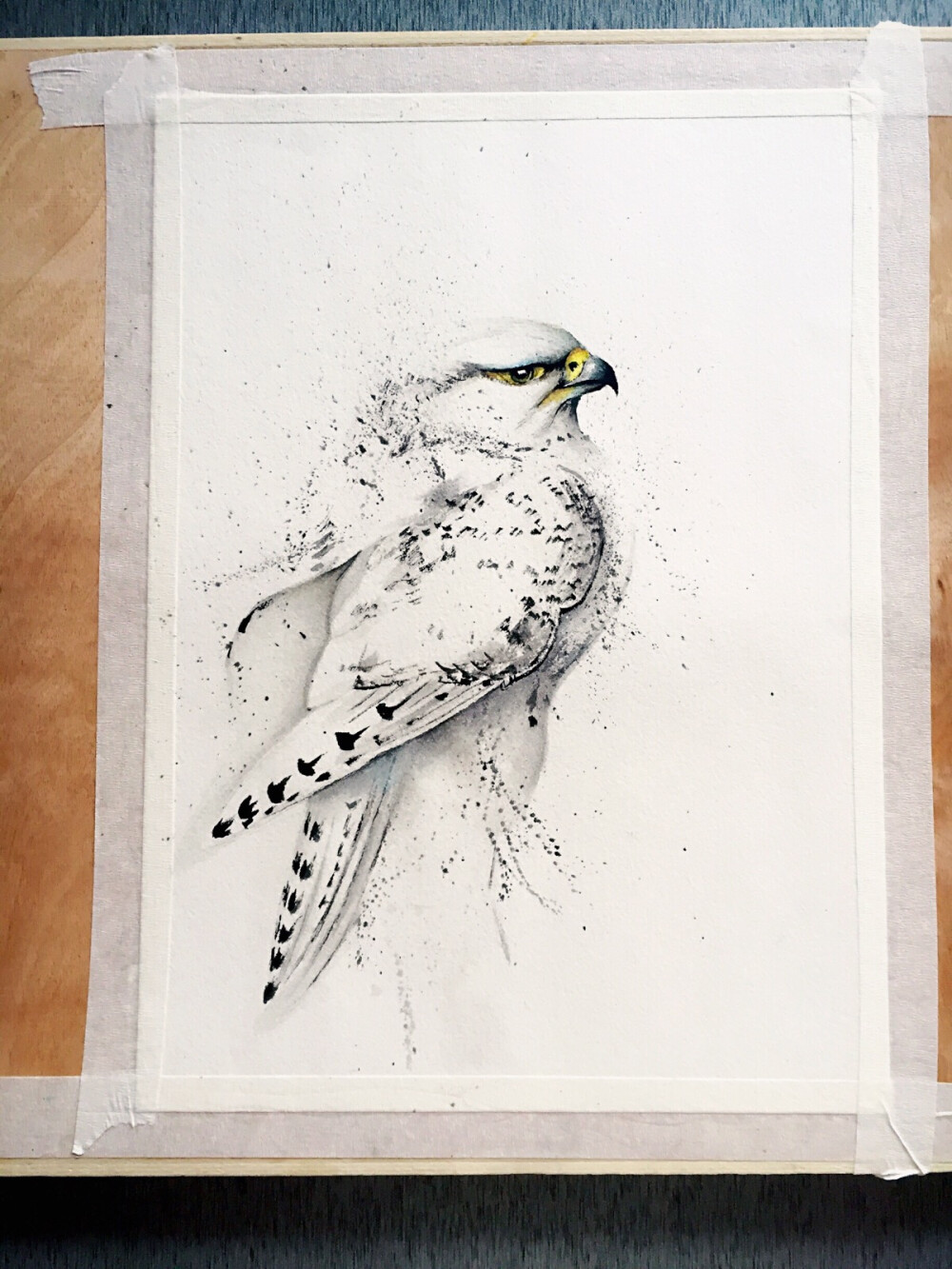 开始琢磨水彩 技法0