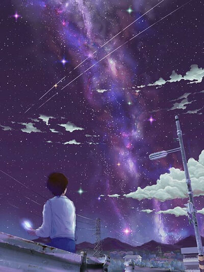 少年 星空