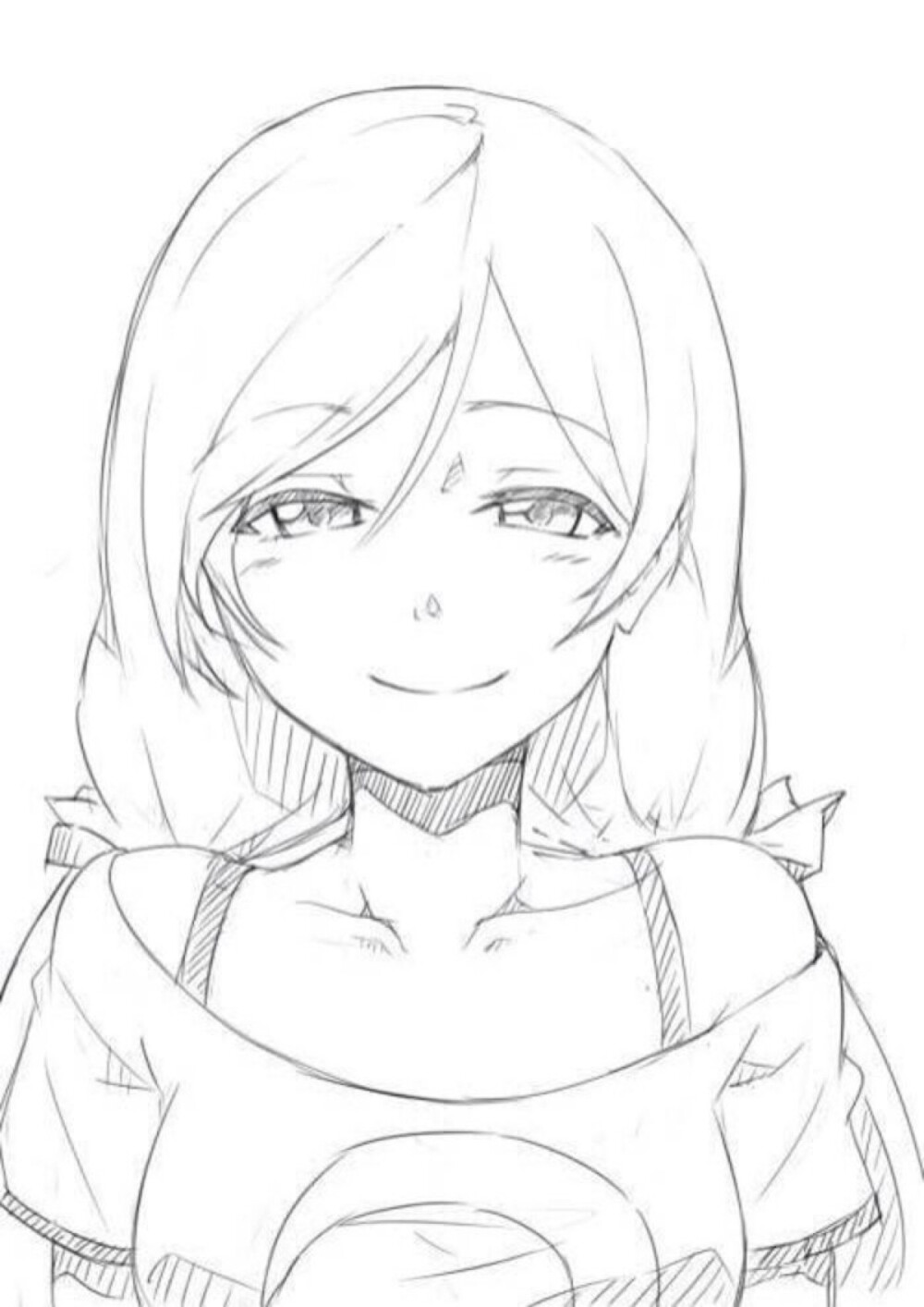 lovelive东条希线稿