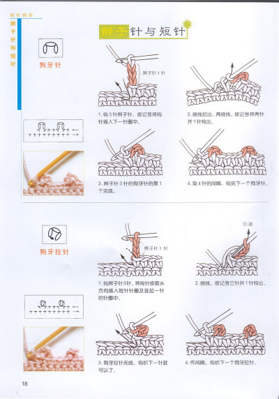 钩针基础 针法 符号