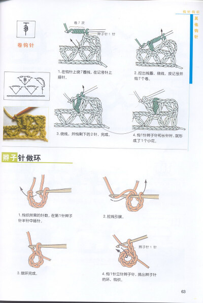 钩针基础 针法 符号