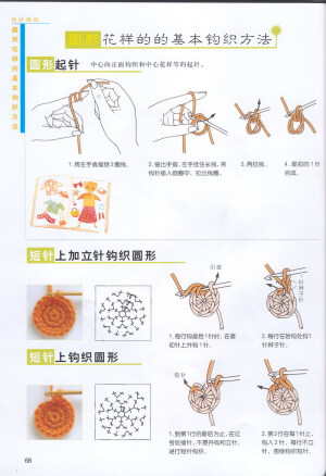 钩针基础 针法 符号