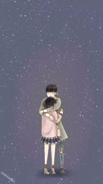 一组有爱的壁纸 情侣壁纸 愿你喜 喜欢就关注呗 by夏以央