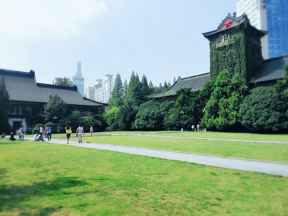 被一束阳光，刺穿--南京大学。