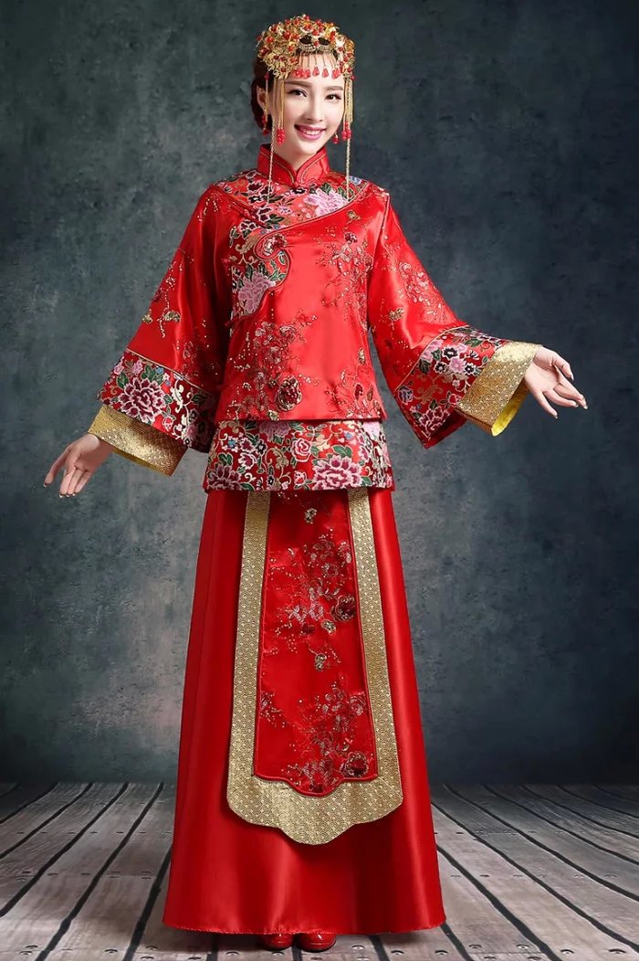 秀禾服中国传统嫁衣