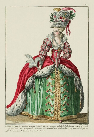 服装｜十八世纪，法国。