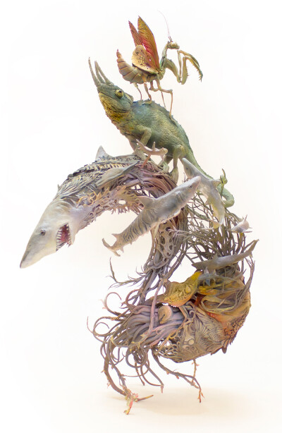 Ellen Jewett 的雕塑作品。